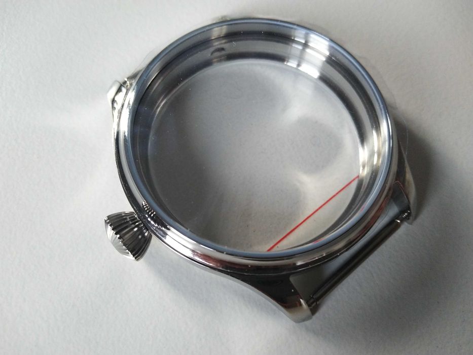 Koperta do zegarka pasówka 44 mm stalowa zakrecana