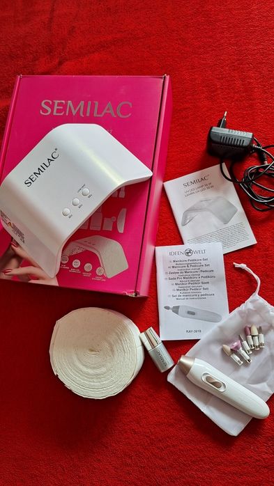 Lampa uv Led Semilac +gratisy