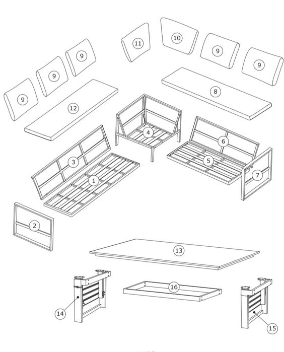 Dostępny Narożnik Vonge.