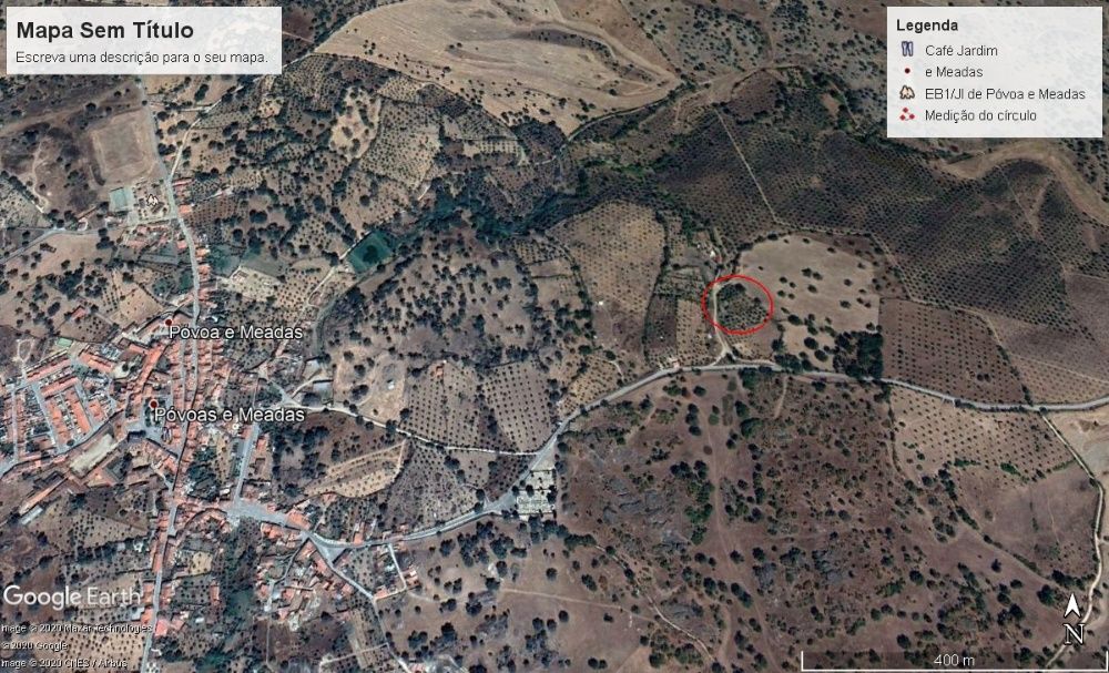 Terreno 1250m2 com agua Povoa e meadas Castelo de vide