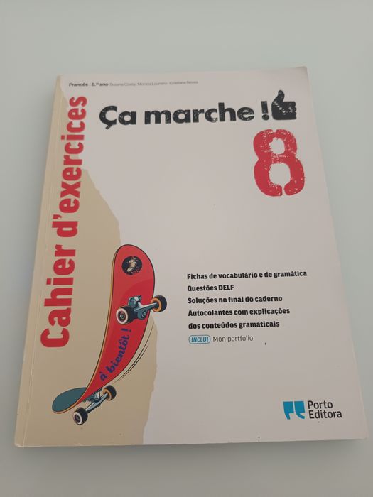 Livro de fichas 8 ano francês- Ça marche
