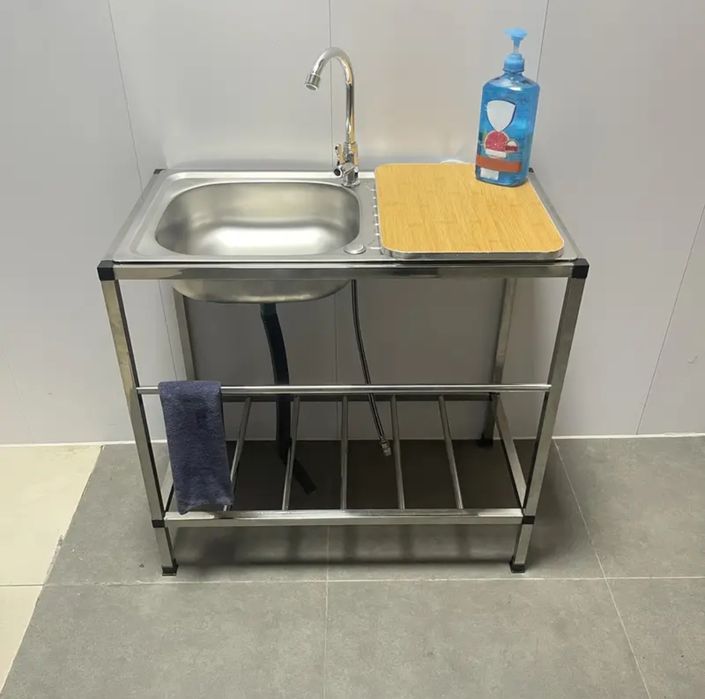Bancada de cozinha em INOX