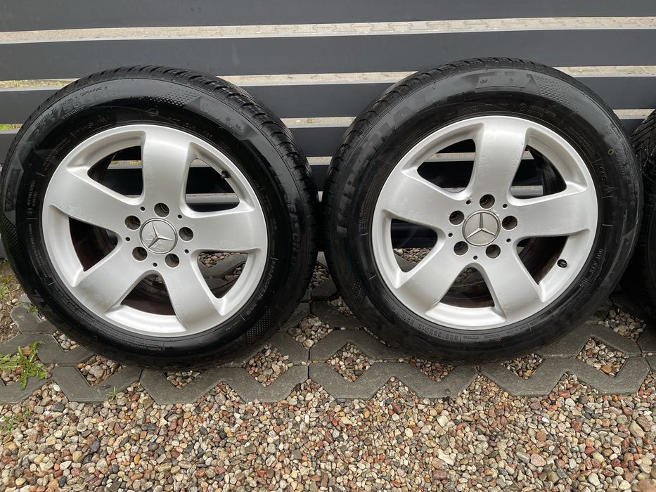 Mercedes koła 225/55/16 5x112 opony wielosezonowe