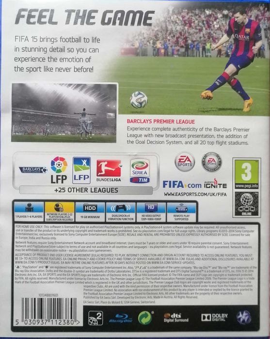 Jogos PS4 - FIFA 20 - FIFA 18 - FIFA 15