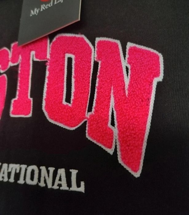 Bluza bawełna ocieplana grubsza MY RED LIPS r.S/M/L małe xl