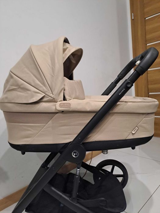 Cybex balios s lux 2.0 Almond beige /moon black baza fotelik cybex