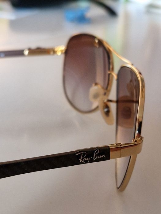 Okulary przeciwsłoneczne Ray-Ban 8313 001/51  CARBON FIBRE