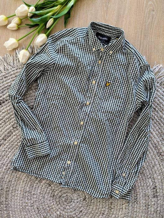 Koszula męska w kratę Lyle & Scott slim fit M