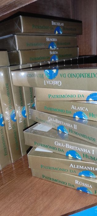 Filmes VHS coleção "Património da Humanidade" Países do Mundo"