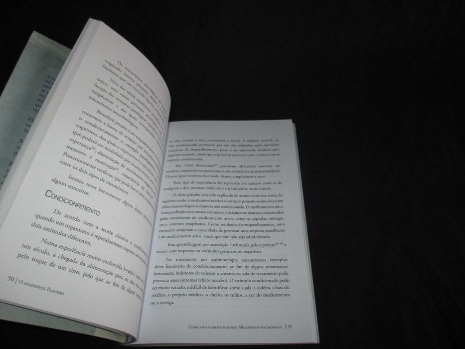 Livro O Admirável Placebo Teresa Gomes Mota Autografado
