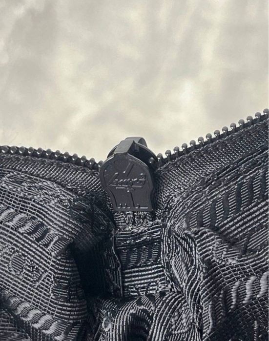 Сумка Prada Re-Nylon 1BC421 нейлонова чорна чоловіча