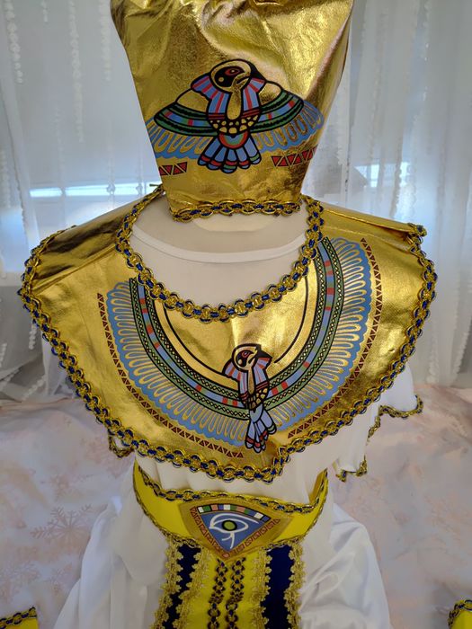 Piękny strój przebranie faraon starożytność historia 6 elem. roz do XL