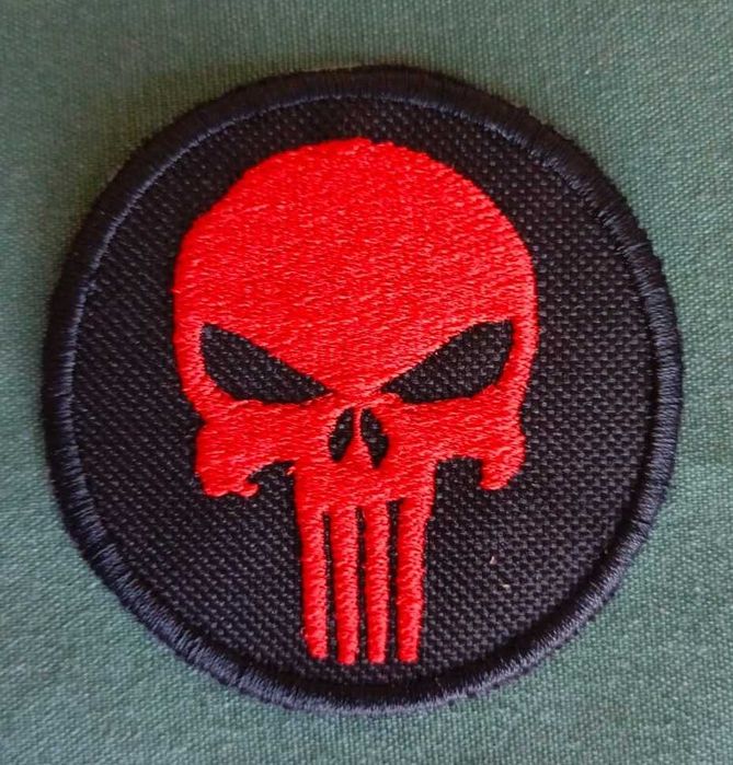 Haftowana Naszywka Naprasowanka Punisher