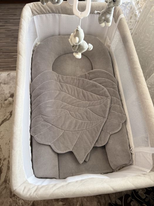 Дитяче ліжко-гойдалка CARRELLO Bloom CRL-10304 Cream Beige
