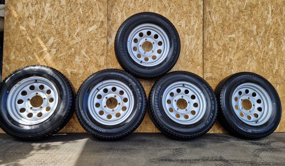 Kompletne koła + koło zapasowe 5x139.7 15" Suzuki (Vitara, Jimny,Samurai itp.)