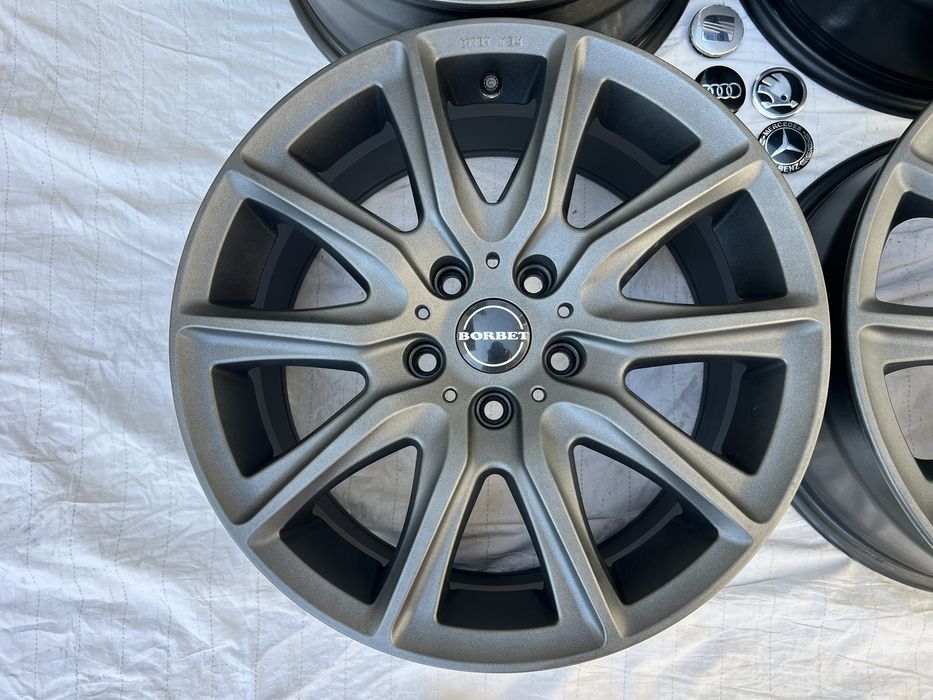 Borbet GERMANY r17 5x112 Mercedes VW Volkswagen Skoda Seat Audi Continental 225/45/17
