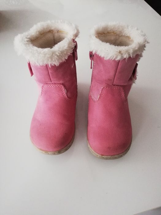 Kozaczki różowe dla dziewczynki