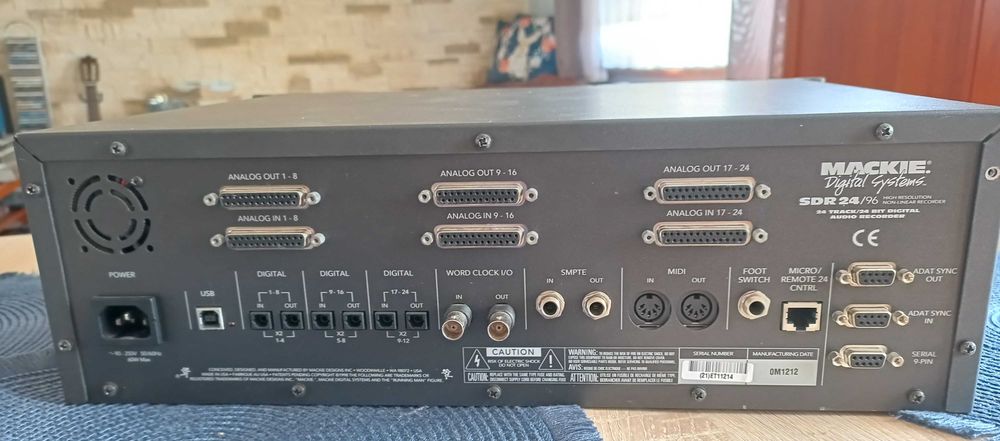 MACKIE SDR24/96 wielościeżkowy profesjonalny rejestrator audio