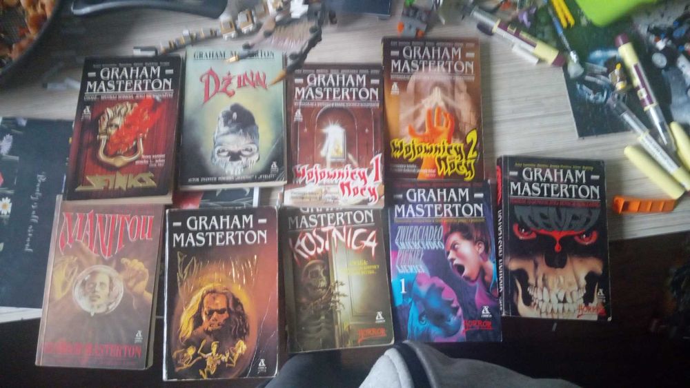 Masterton: dżinn, wyklęty, kostnica, manitou, wojownicy nocy, sfinks