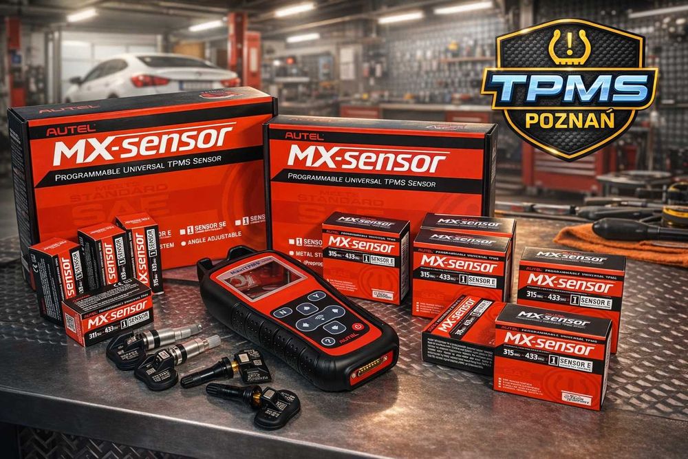 Adaptacja, programowanie, klonowanie i diagnostyka czujników w oponach