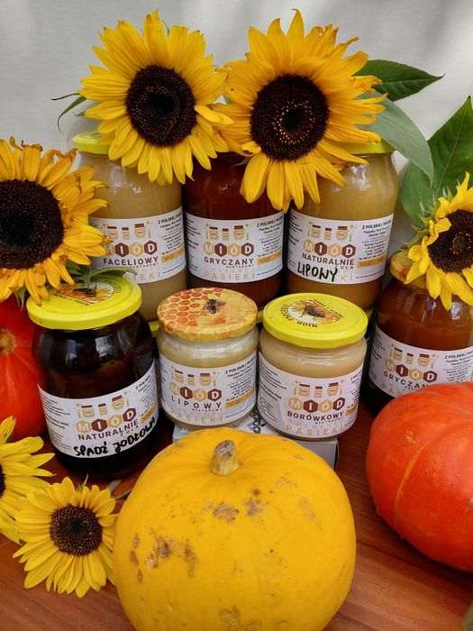 Miód spadź iglasta, lipowy, gryczany, faceliowy, mniszkowy, borówkowy
