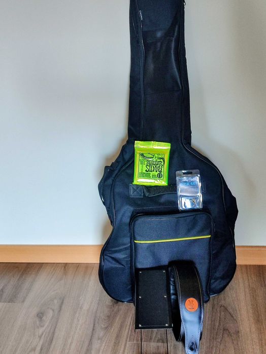 Guitarra elétrica Cort CR200 - Sunburst mais extras