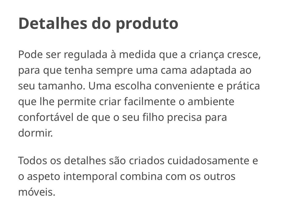 Cama criança IKEA - modelo Minnen cor amarelo