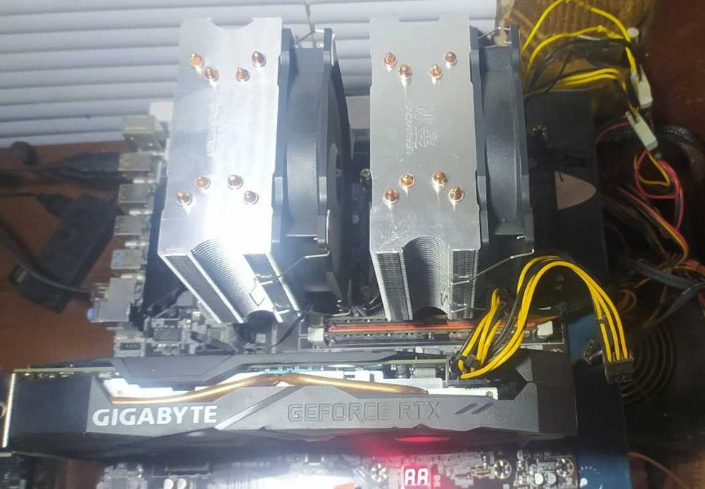 Комплект X79 + e5-2670v2 (2шт) + ОЗУ ddr3L 32Gb (4х8Gb)