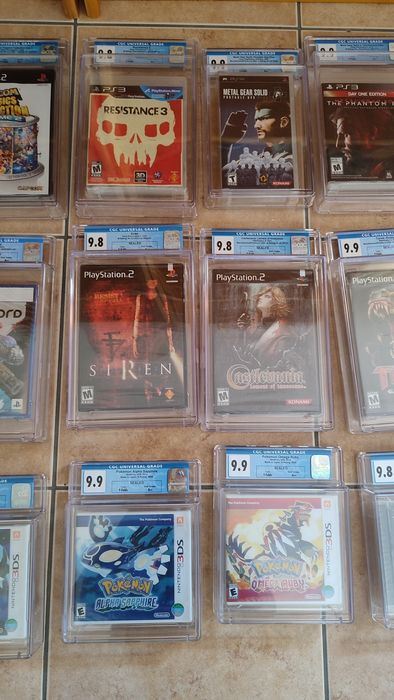 PS1 PS2 PS3 PSP Nintendo 3DS CGC