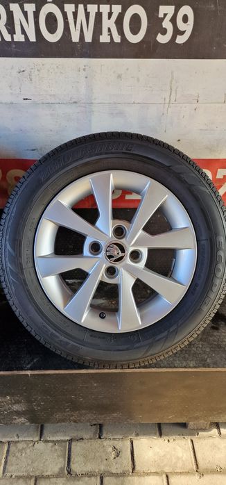 Alufelgi+Opony letnie SKODA CITIGO R14 4x100 et35 1ST