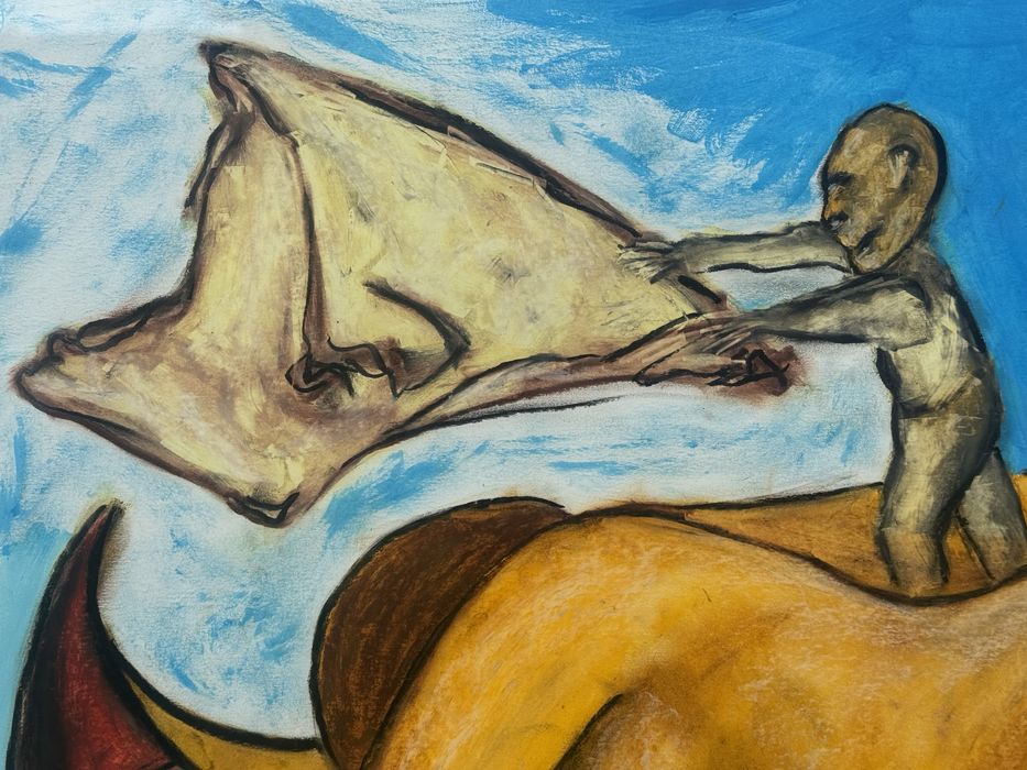 “Misterios da Ria de Aveiro” - pintura de Ana Costa