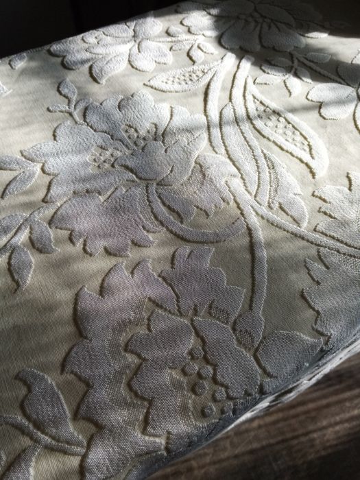 Colcha vintage pérola