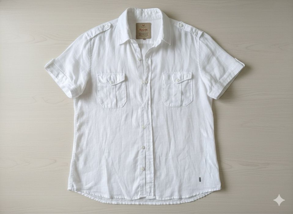 Camisa da Salsa manga curta e branca