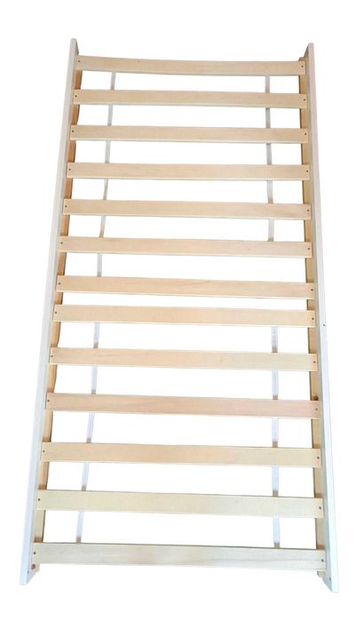 Cama cabana 90x190 cm em pinho branco + Colchão - AVENTURIER