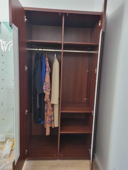 Szafa dwudrzwiowa + witryna ze szkłem