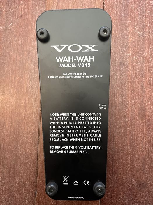 Vox wah-wah v845