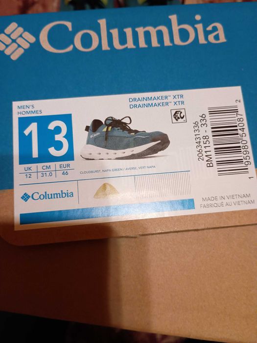 Кроссовки Сolumbia drainmaker xtr 46