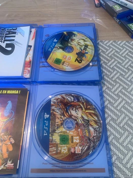 Lote 2 Jogos PS4 Dragon Ball Xenoverse 2 FighterZ