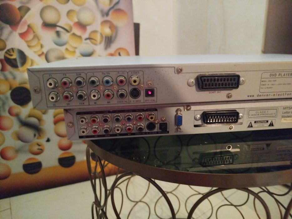 Conjunto Leitor DVD Denver+ Leitor DVD Mitsai