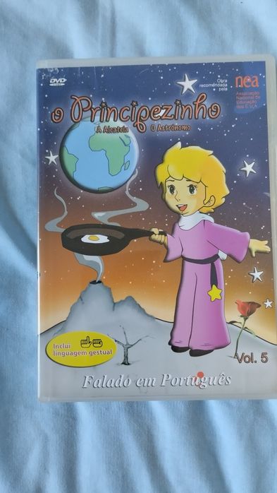 Conjunto de 6 DVD do príncipezinho