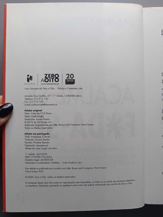 Acalme-se, F*da-se – Sarah Knight