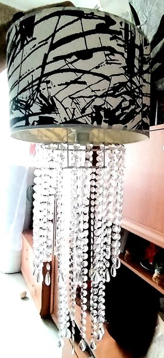 Żyrandol z kryształkami