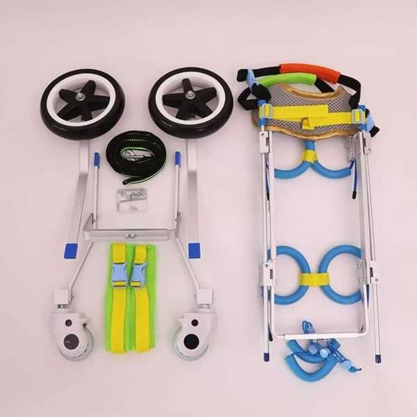 Wózek inwalidzki dla psa, regulowany, 4-kołowy- XL