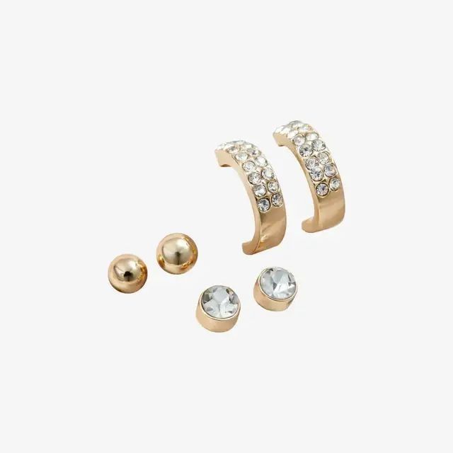 Сережки - Набір сережок «Блискуче тріо»