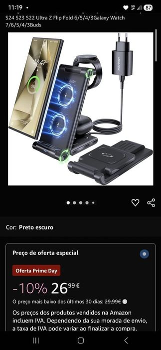 MANKIW Wireless Charger for Samsung, 3-in-1 Wireless Charging Station64751976511874123