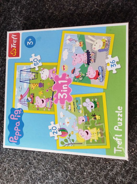 Puzzle układanka Peppa 3+