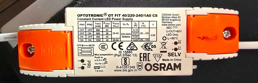 Lampa led Es - system Flat MP 597  35W  4000K super stan zasilacz