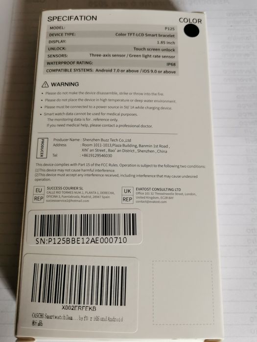 Relógio Smart watch