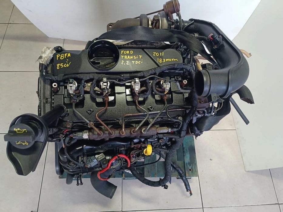 Motor Ford Transit 2.2TDCI 85cv P8FA  caixa 5 velocidades 6C1R 7002 AB