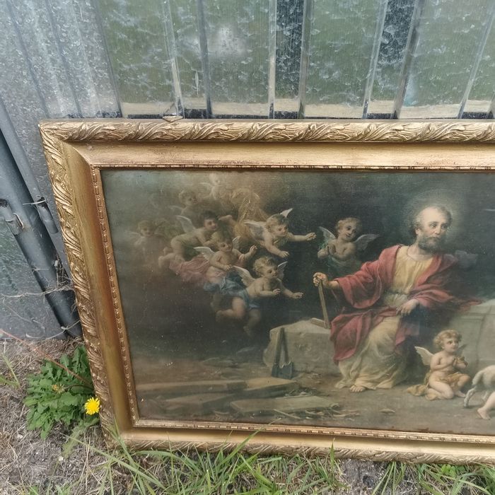Sprzedam obraz Świętej Rodziny.
